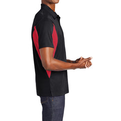 Men's Sport-Tek Side Blocked Micropique Sport-Wick Polo