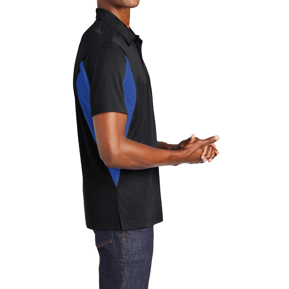 Men's Sport-Tek Side Blocked Micropique Sport-Wick Polo