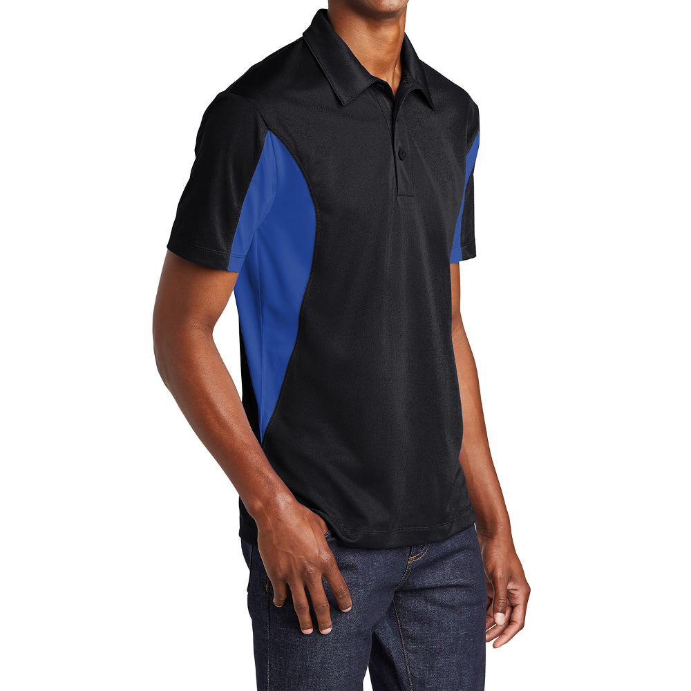 Men's Sport-Tek Side Blocked Micropique Sport-Wick Polo