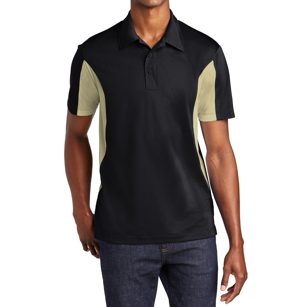 Men's Sport-Tek Side Blocked Micropique Sport-Wick Polo