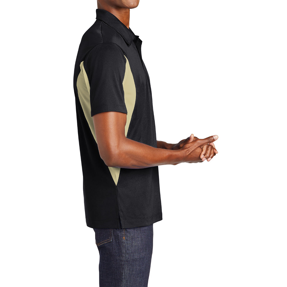 Men's Sport-Tek Side Blocked Micropique Sport-Wick Polo