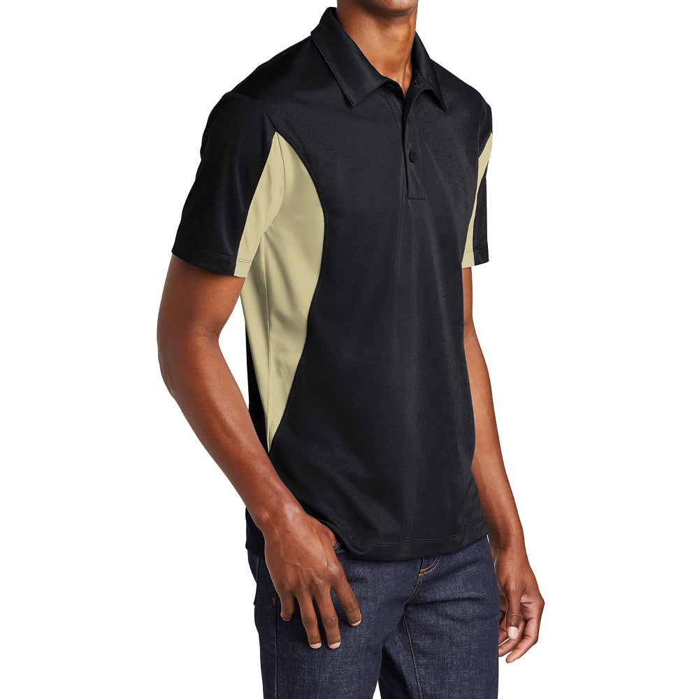 Men's Sport-Tek Side Blocked Micropique Sport-Wick Polo