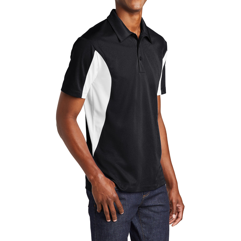 Men's Sport-Tek Side Blocked Micropique Sport-Wick Polo