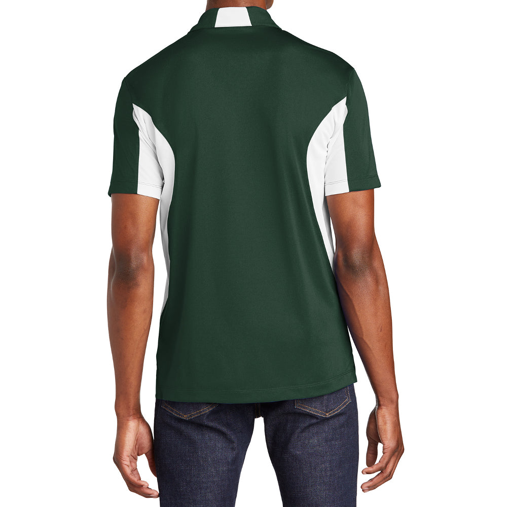 Men's Sport-Tek Side Blocked Micropique Sport-Wick Polo