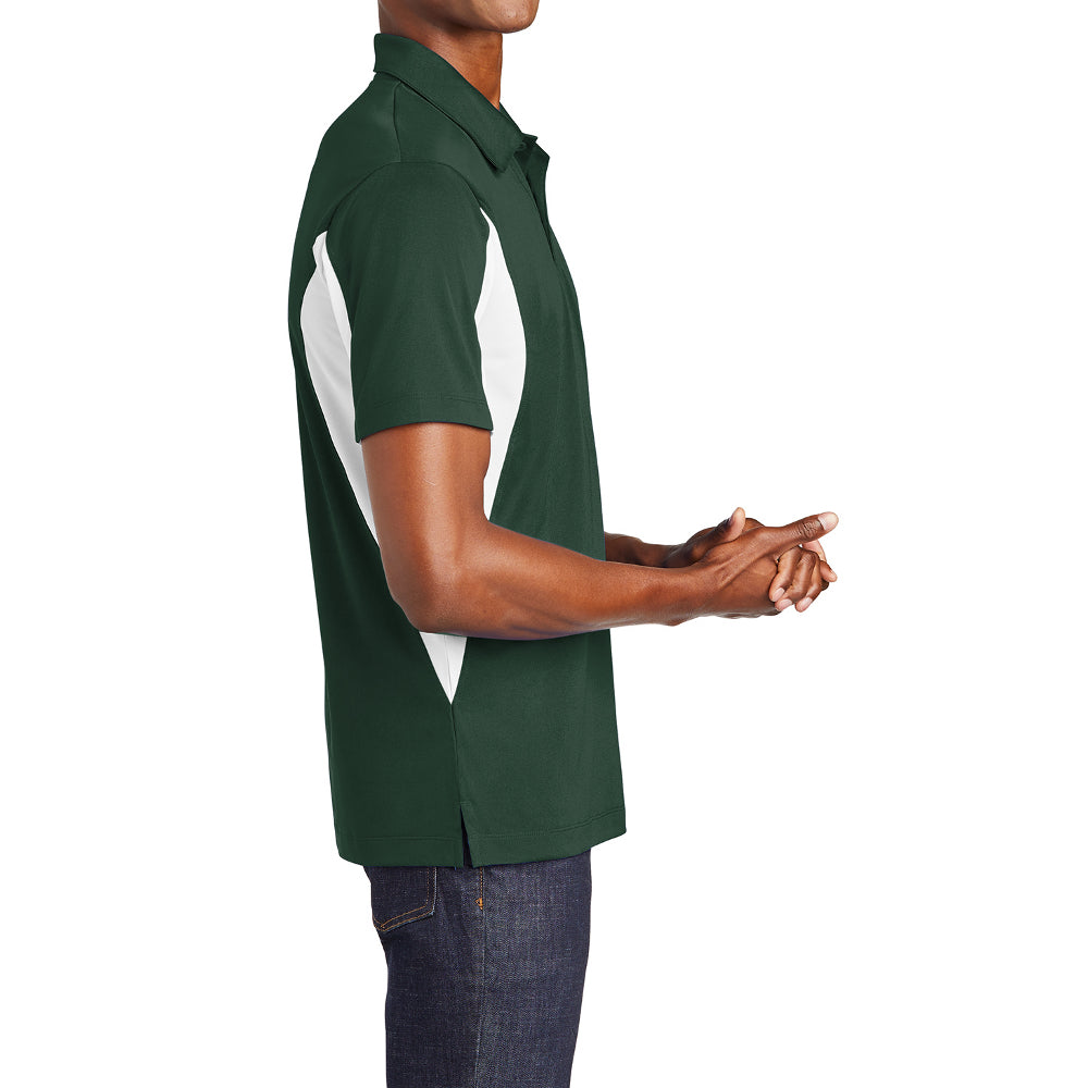 Men's Sport-Tek Side Blocked Micropique Sport-Wick Polo
