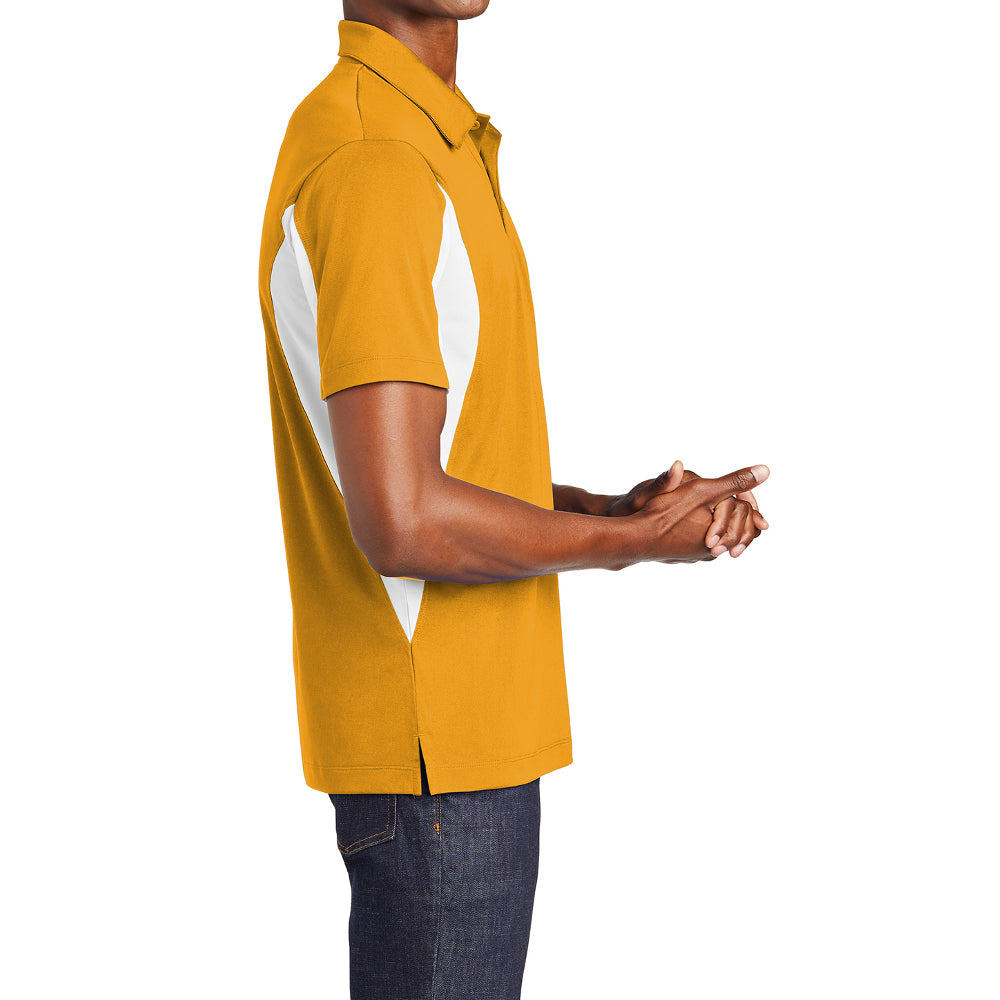 Men's Sport-Tek Side Blocked Micropique Sport-Wick Polo