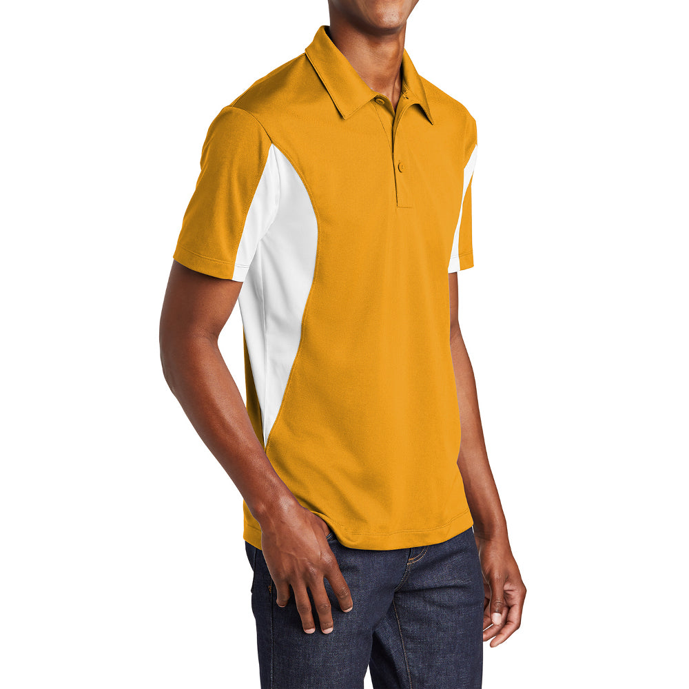 Men's Sport-Tek Side Blocked Micropique Sport-Wick Polo