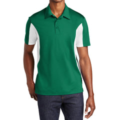 Men's Sport-Tek Side Blocked Micropique Sport-Wick Polo