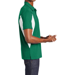 Men's Sport-Tek Side Blocked Micropique Sport-Wick Polo