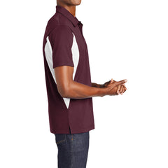 Men's Sport-Tek Side Blocked Micropique Sport-Wick Polo