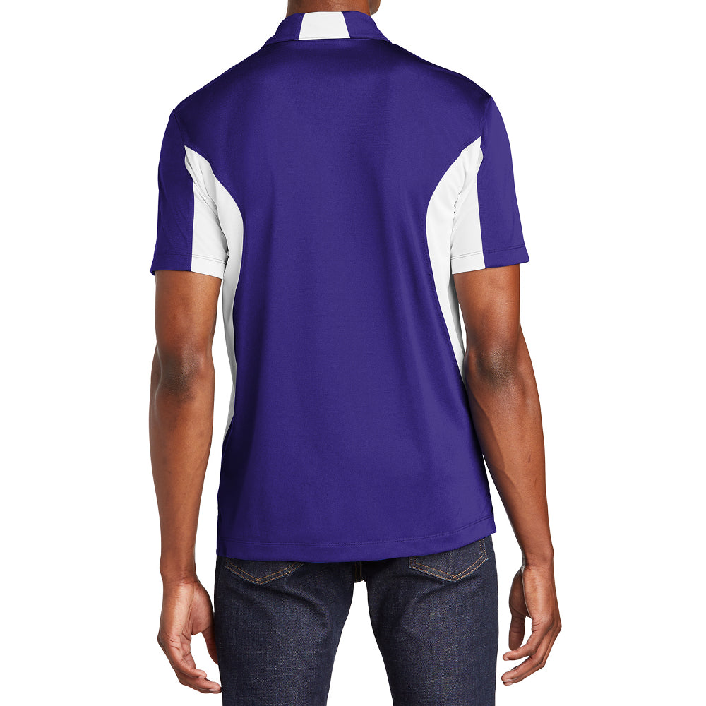 Men's Sport-Tek Side Blocked Micropique Sport-Wick Polo