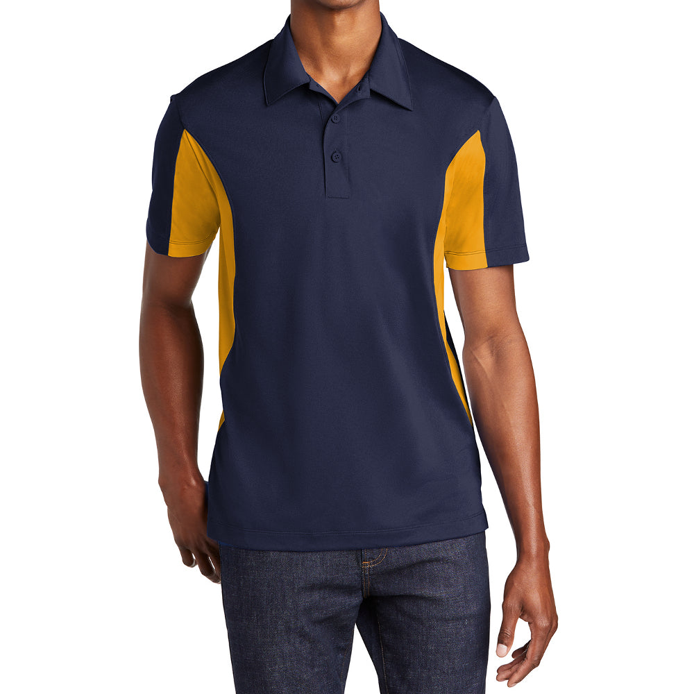 Men's Sport-Tek Side Blocked Micropique Sport-Wick Polo
