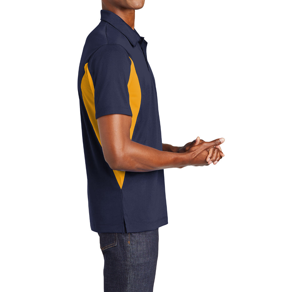 Men's Sport-Tek Side Blocked Micropique Sport-Wick Polo