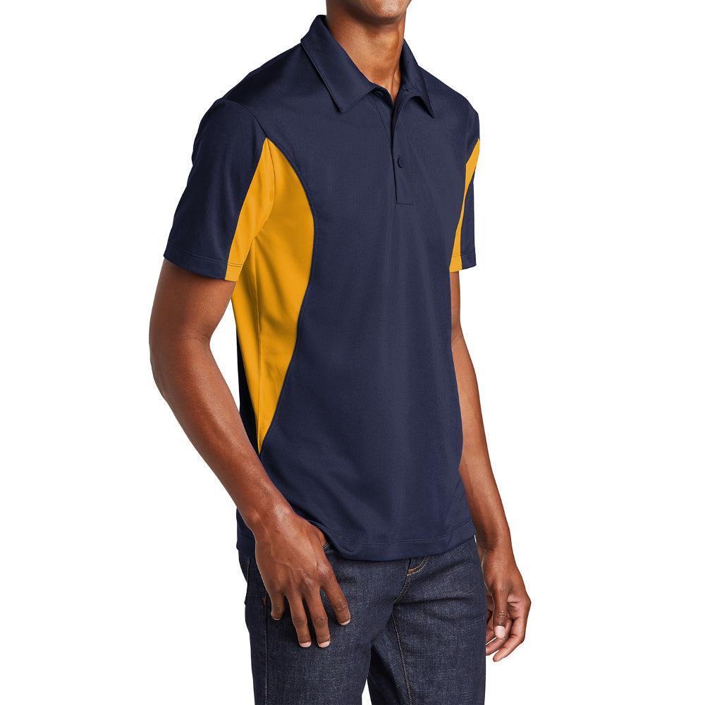 Men's Sport-Tek Side Blocked Micropique Sport-Wick Polo