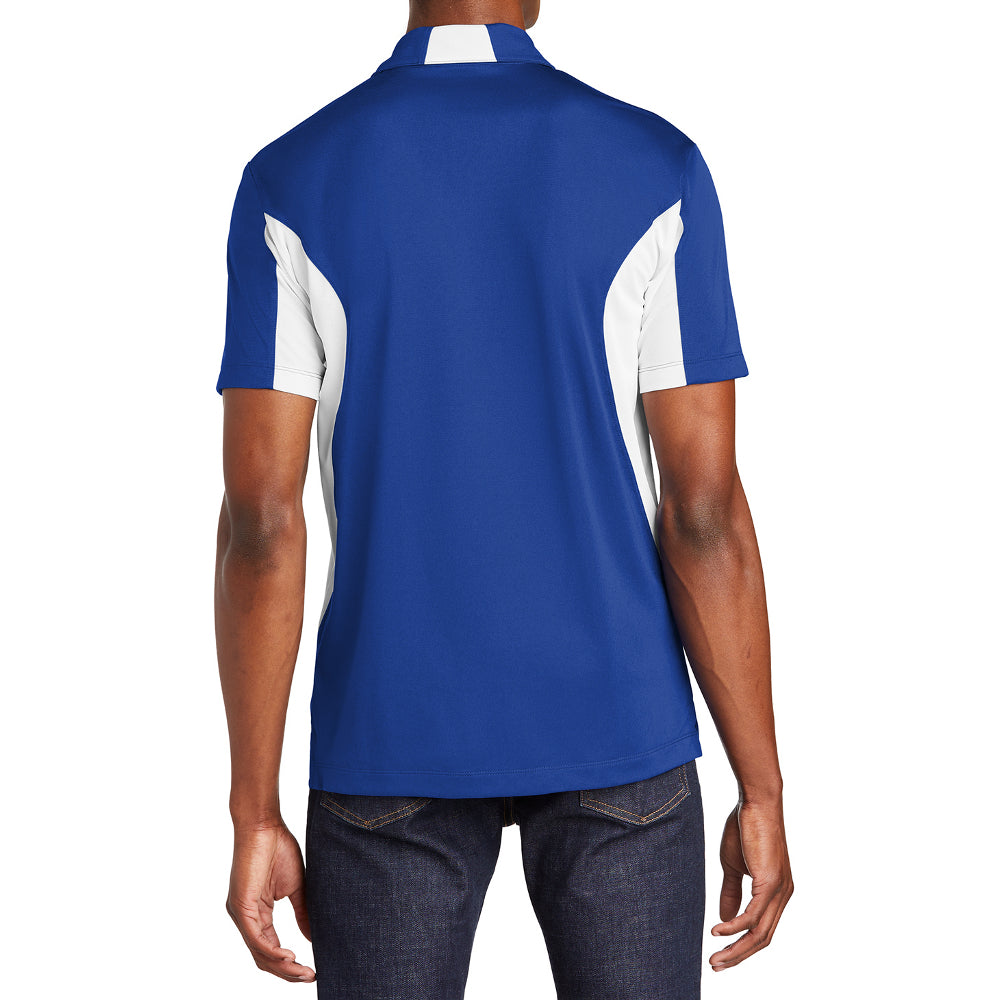 Men's Sport-Tek Side Blocked Micropique Sport-Wick Polo
