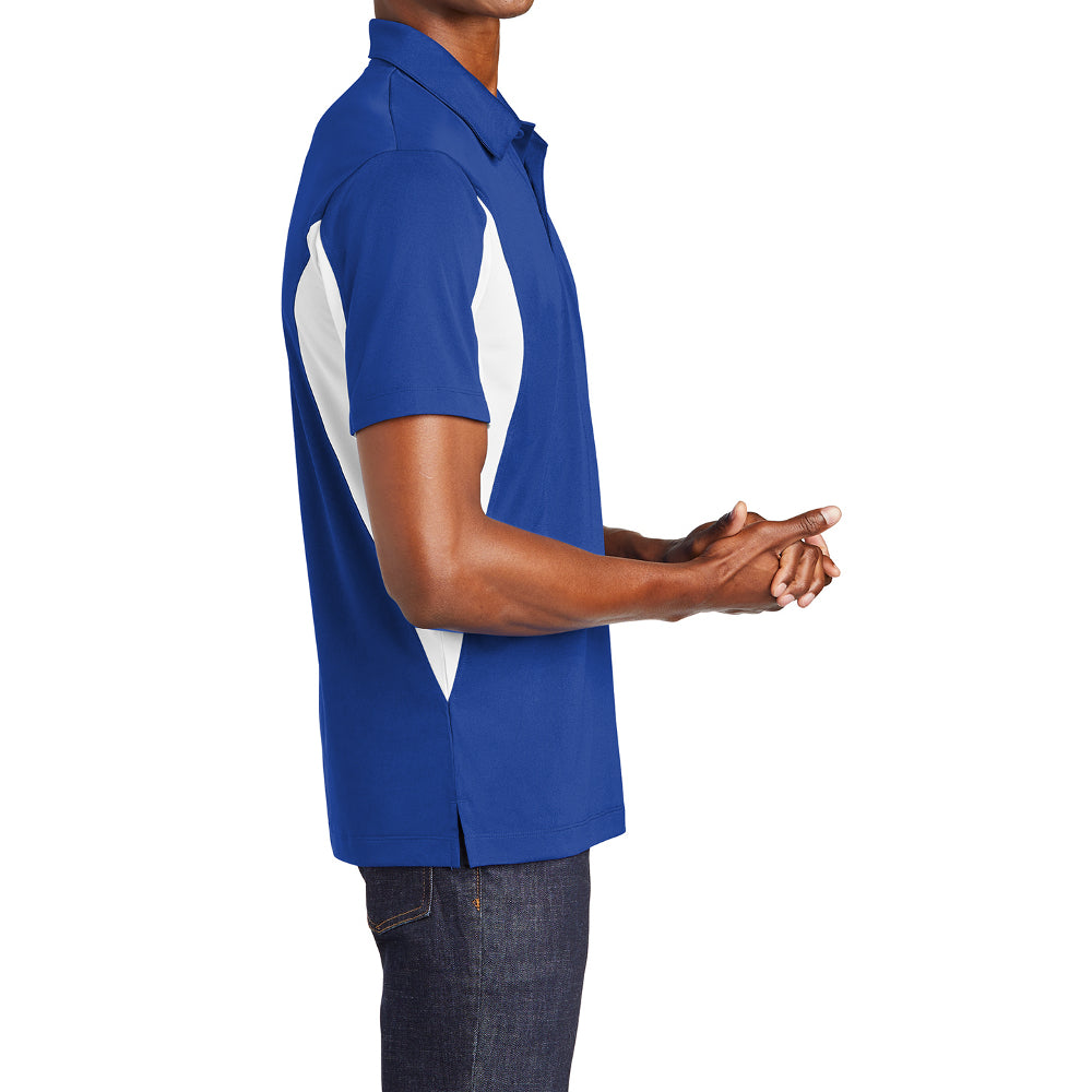 Men's Sport-Tek Side Blocked Micropique Sport-Wick Polo