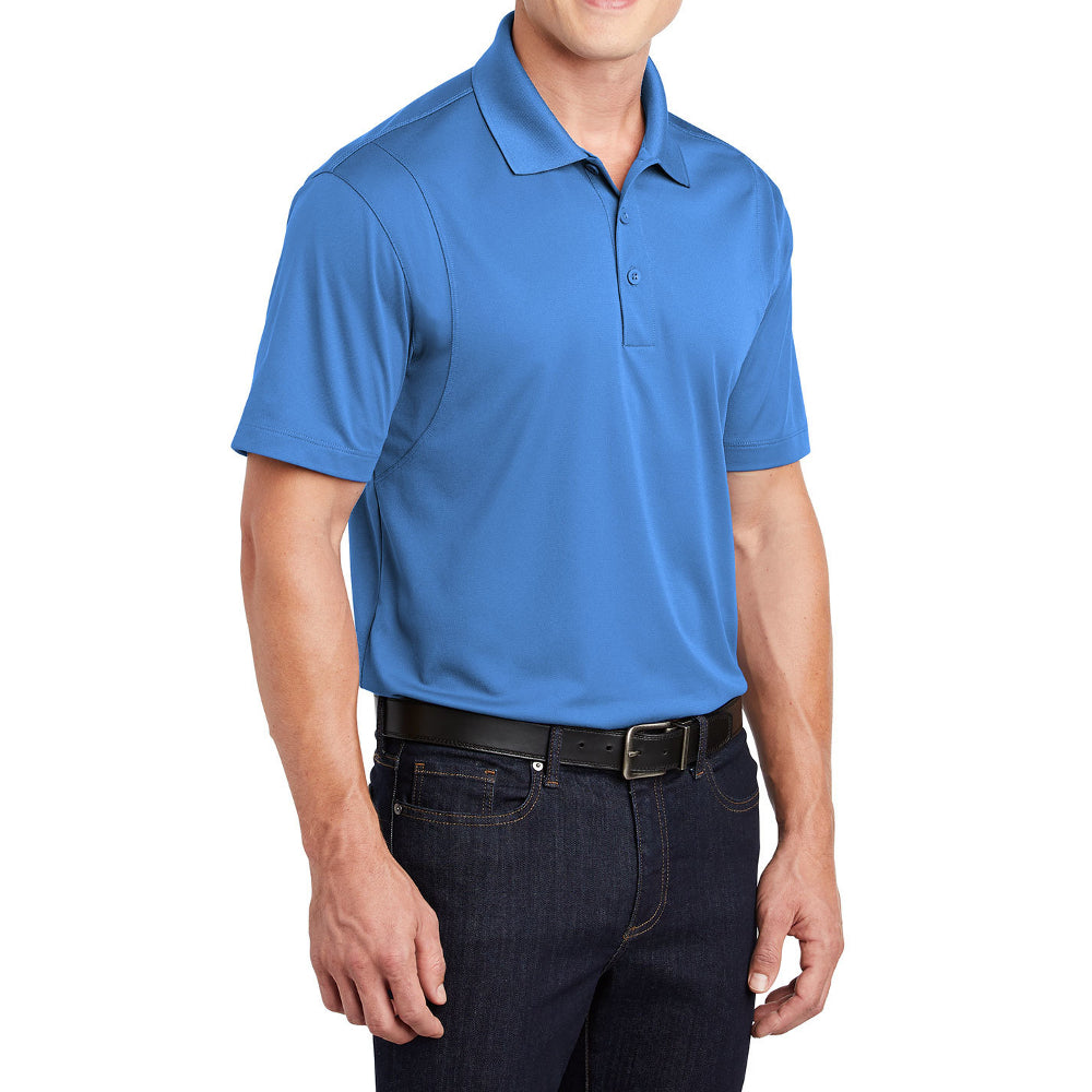 Men's Short Sleeve Moisture-Wicking Micropique Sport Wick Classic Polo T-shirt