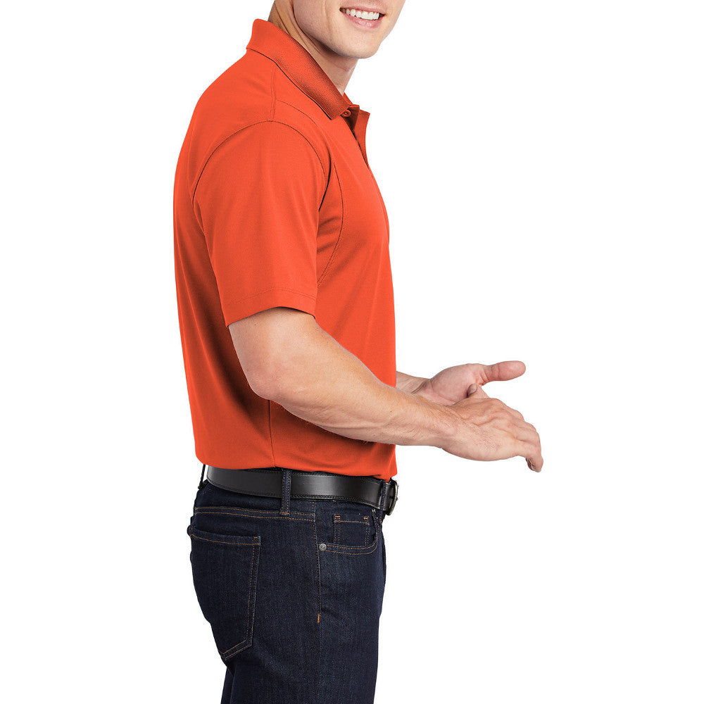 Men's Short Sleeve Moisture-Wicking Micropique Sport Wick Classic Polo T-shirt