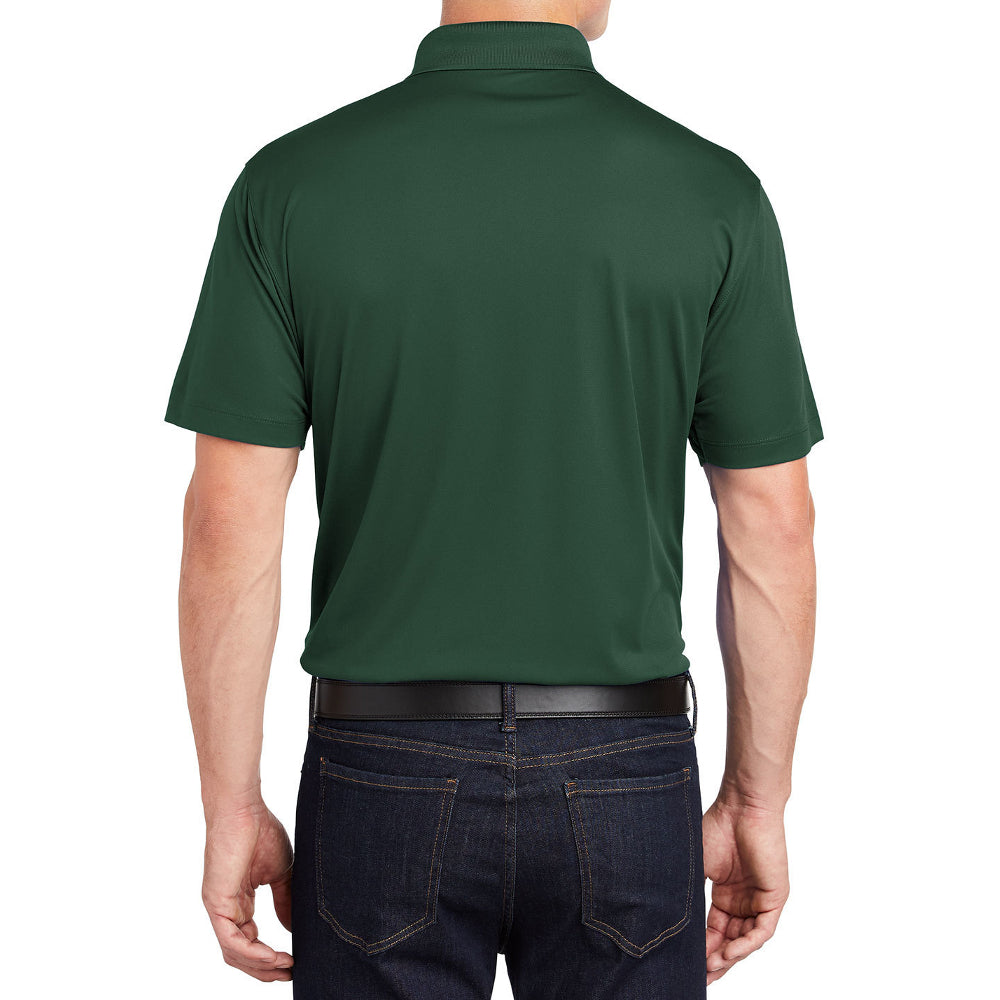 Men's Short Sleeve Moisture-Wicking Micropique Sport Wick Classic Polo T-shirt