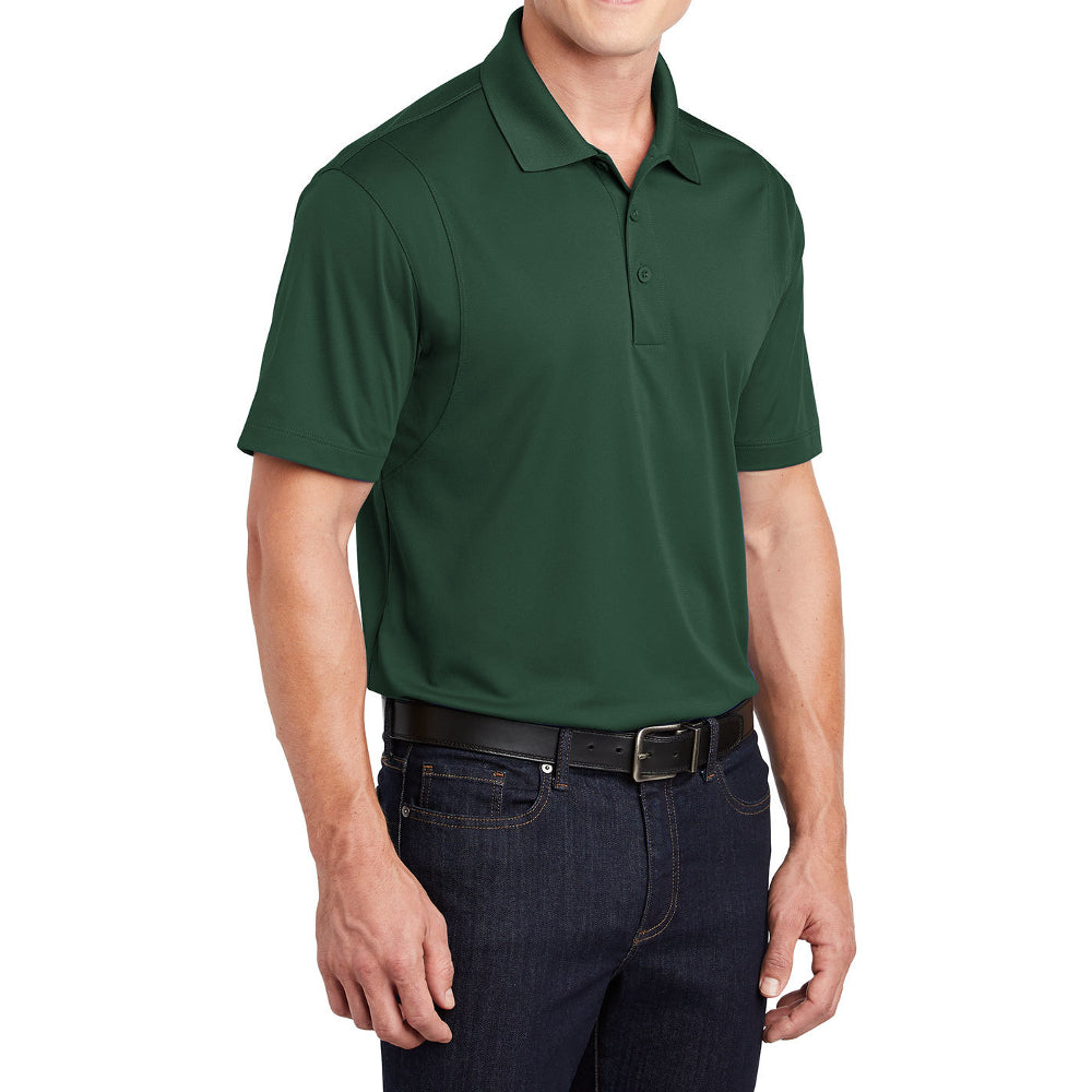 Men's Short Sleeve Moisture-Wicking Micropique Sport Wick Classic Polo T-shirt