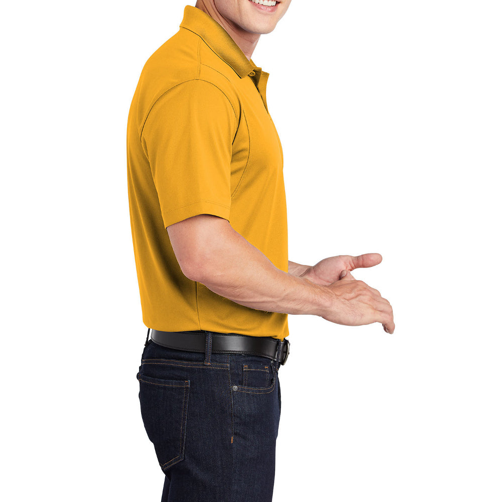 Men's Short Sleeve Moisture-Wicking Micropique Sport Wick Classic Polo T-shirt