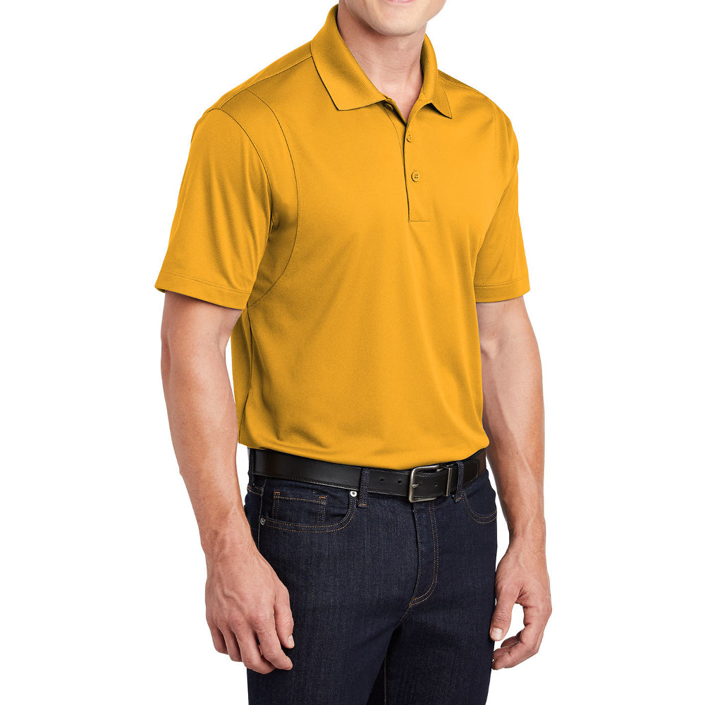 Men's Short Sleeve Moisture-Wicking Micropique Sport Wick Classic Polo T-shirt