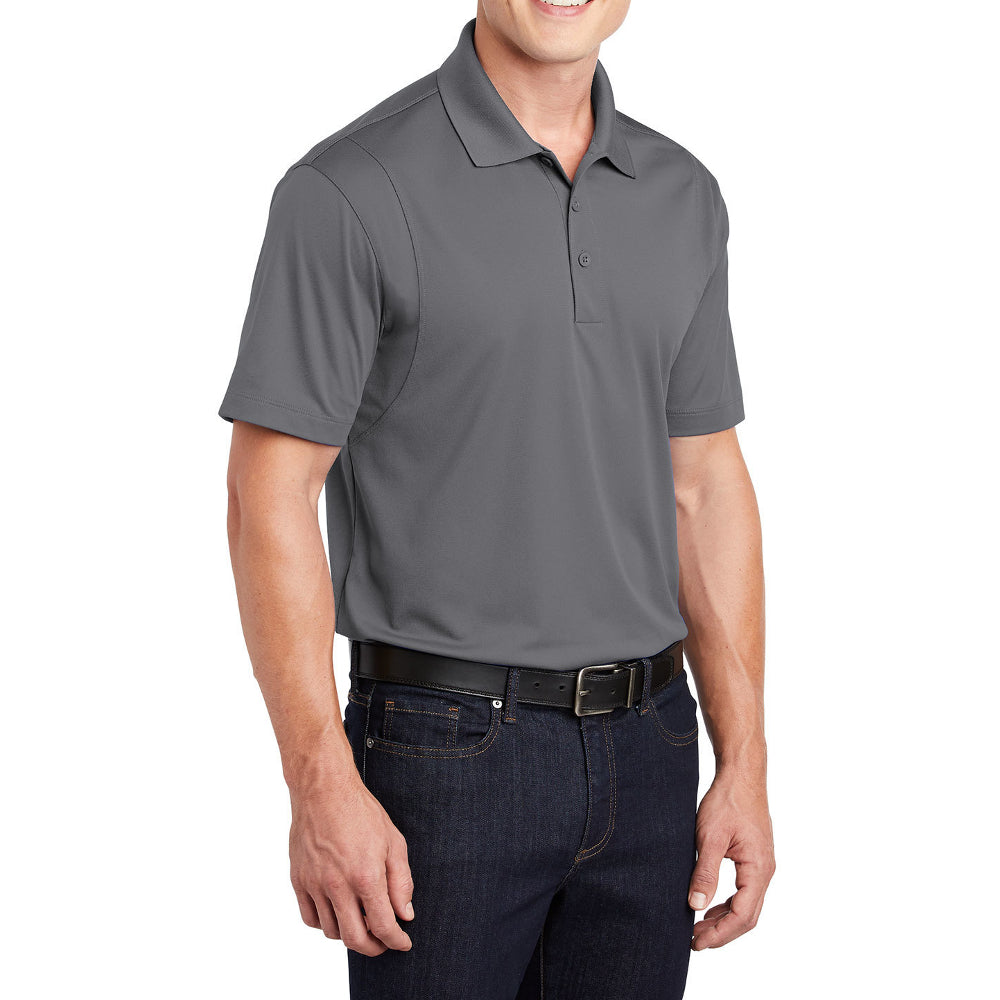 Men's Short Sleeve Moisture-Wicking Micropique Sport Wick Classic Polo T-shirt