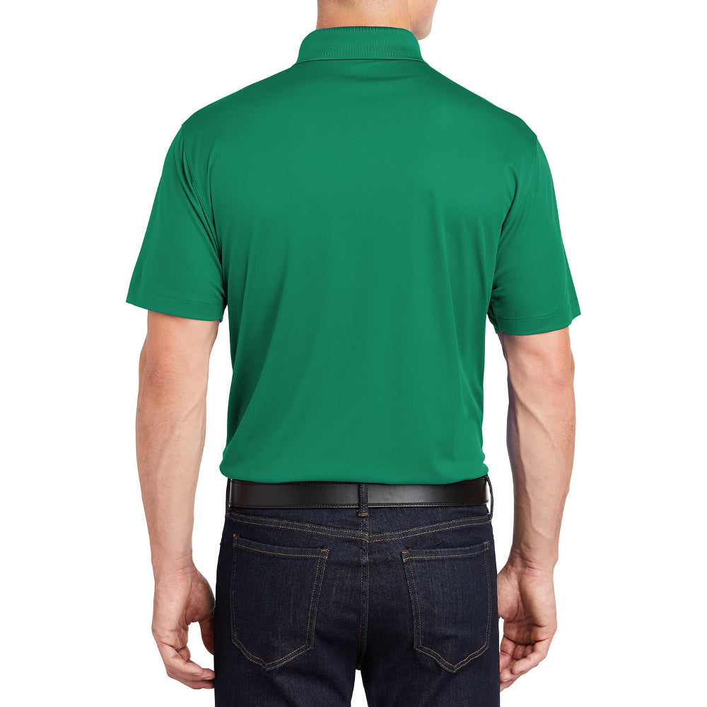 Men's Short Sleeve Moisture-Wicking Micropique Sport Wick Classic Polo T-shirt