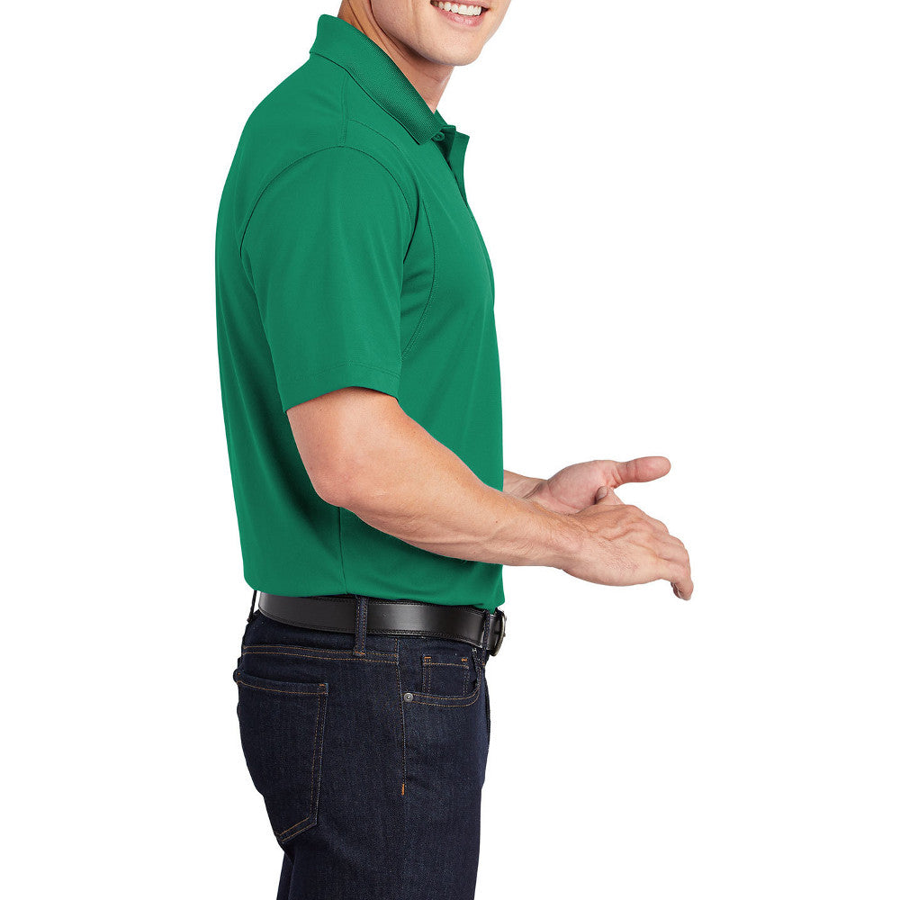 Men's Short Sleeve Moisture-Wicking Micropique Sport Wick Classic Polo T-shirt