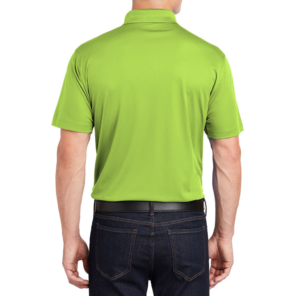 Men's Short Sleeve Moisture-Wicking Micropique Sport Wick Classic Polo T-shirt