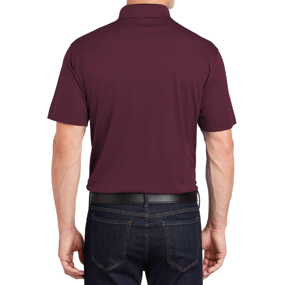Men's Short Sleeve Moisture-Wicking Micropique Sport Wick Classic Polo T-shirt