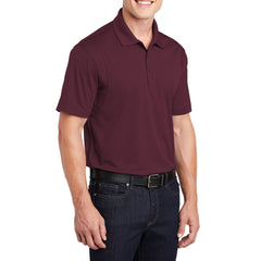 Men's Short Sleeve Moisture-Wicking Micropique Sport Wick Classic Polo T-shirt