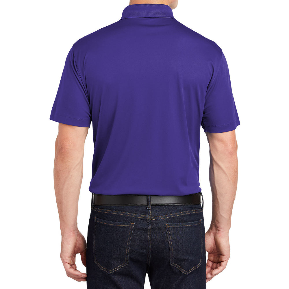 Men's Short Sleeve Moisture-Wicking Micropique Sport Wick Classic Polo T-shirt