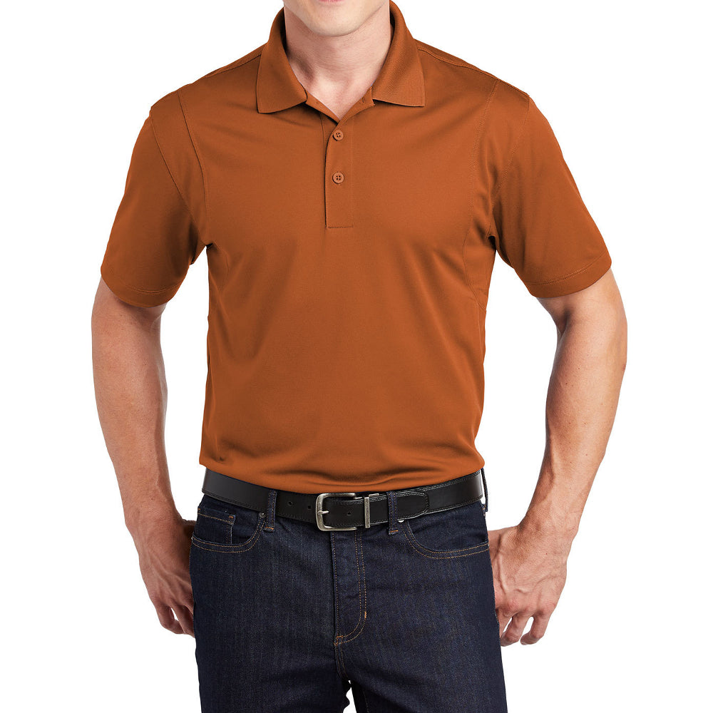 Men's Short Sleeve Moisture-Wicking Micropique Sport Wick Classic Polo T-shirt