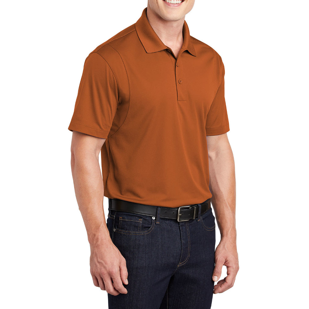 Men's Short Sleeve Moisture-Wicking Micropique Sport Wick Classic Polo T-shirt