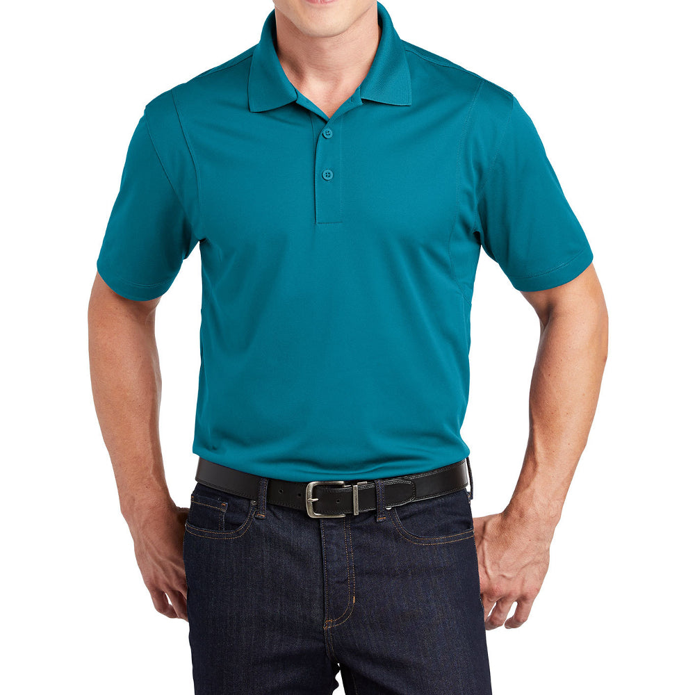Men's Short Sleeve Moisture-Wicking Micropique Sport Wick Classic Polo T-shirt
