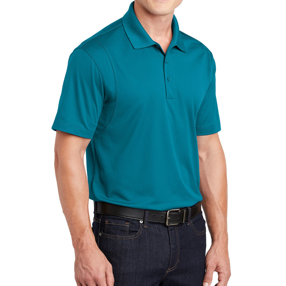 Men's Short Sleeve Moisture-Wicking Micropique Sport Wick Classic Polo T-shirt