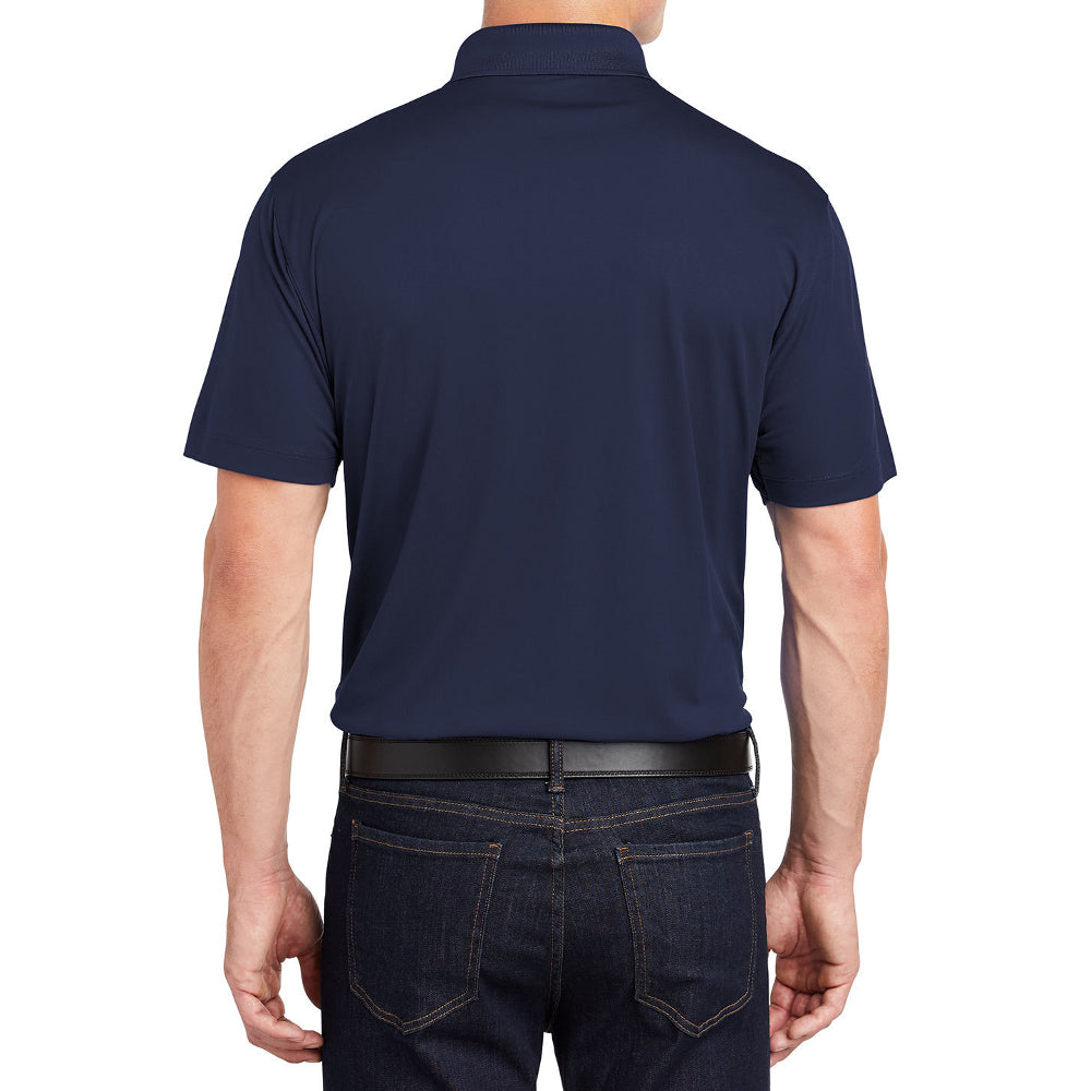 Men's Short Sleeve Moisture-Wicking Micropique Sport Wick Classic Polo T-shirt