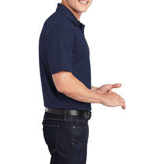 Men's Short Sleeve Moisture-Wicking Micropique Sport Wick Classic Polo T-shirt