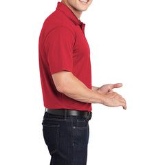 Men's Short Sleeve Moisture-Wicking Micropique Sport Wick Classic Polo T-shirt