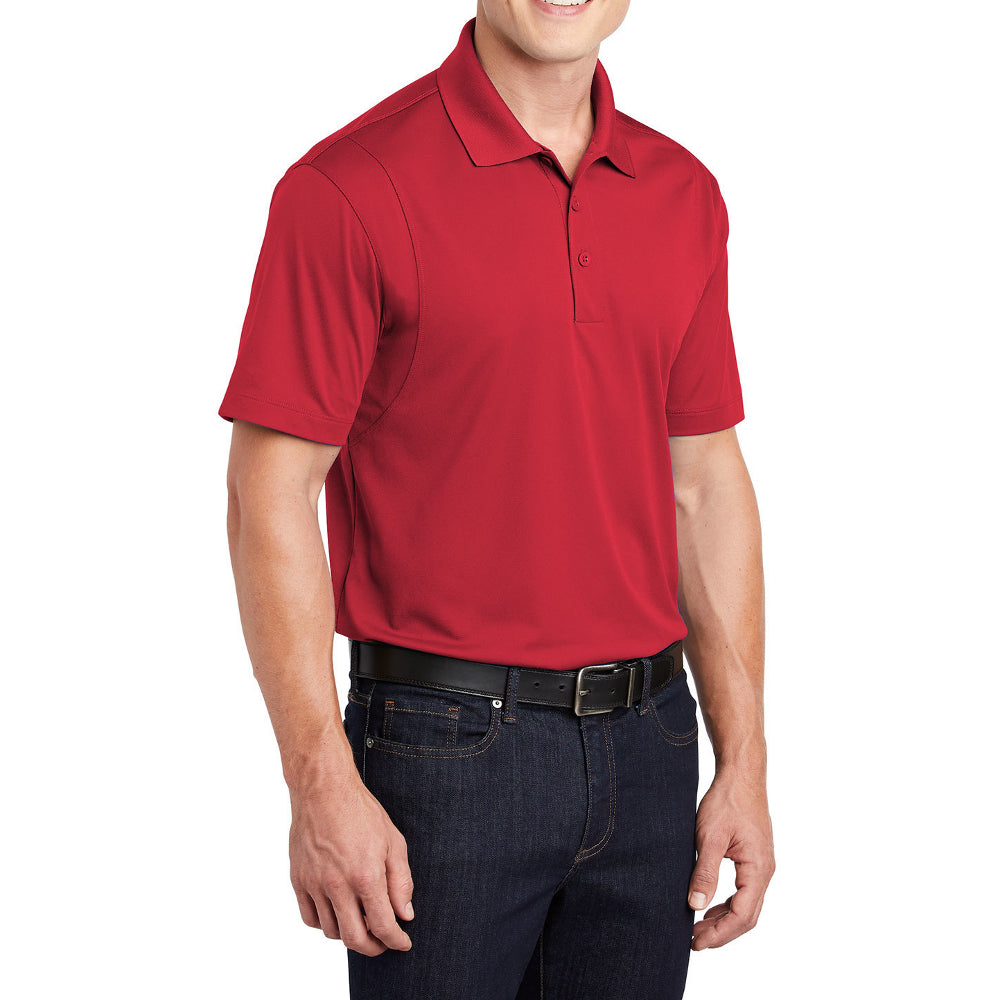 Men's Short Sleeve Moisture-Wicking Micropique Sport Wick Classic Polo T-shirt
