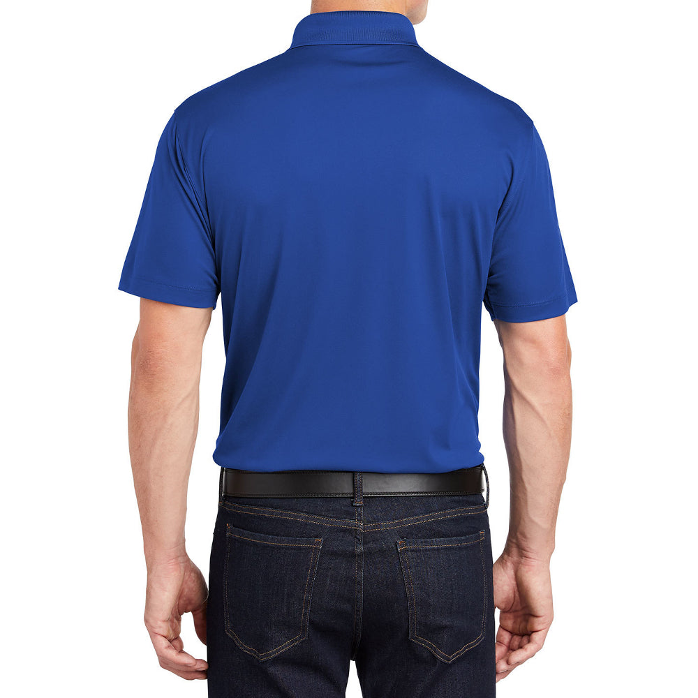 Men's Short Sleeve Moisture-Wicking Micropique Sport Wick Classic Polo T-shirt