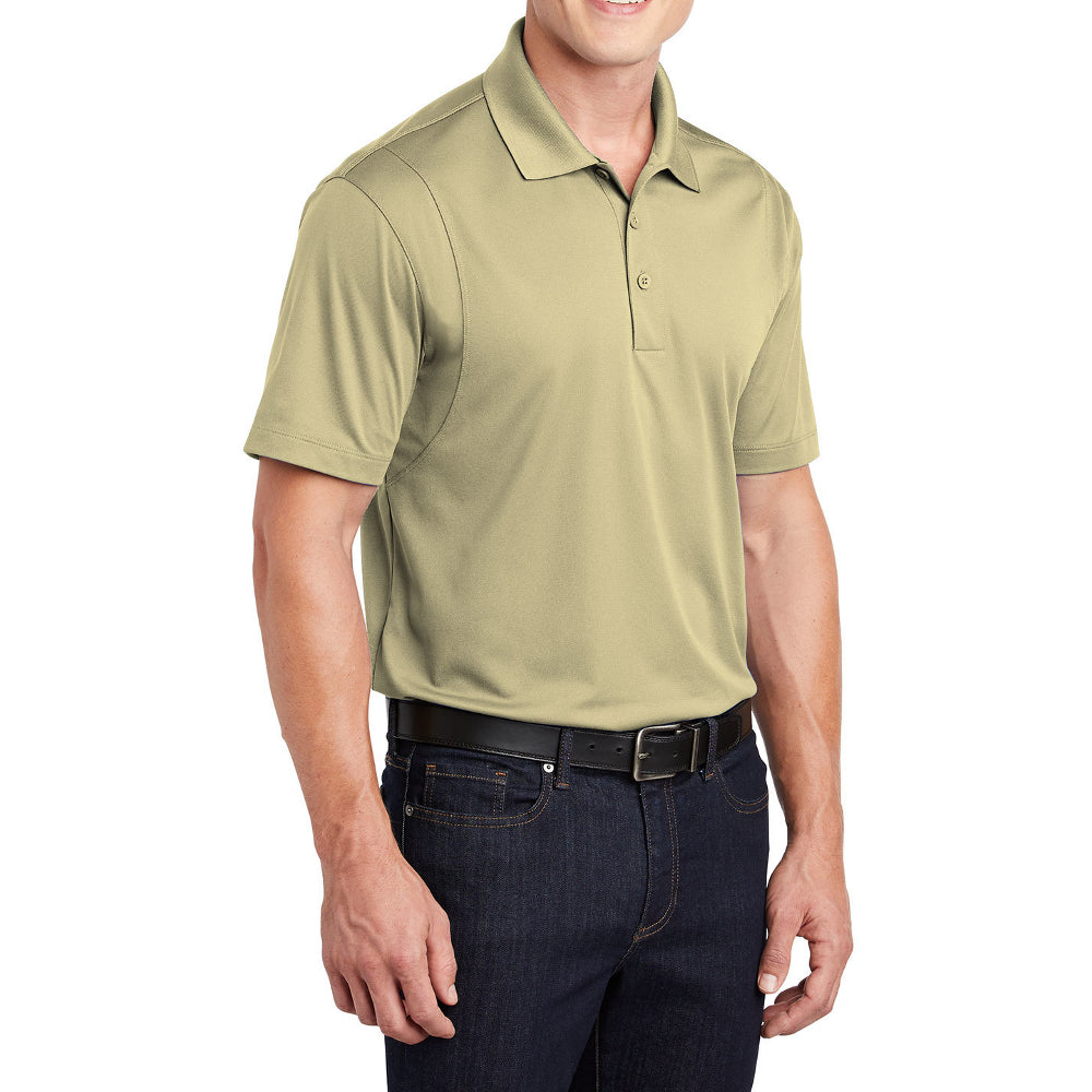 Men's Short Sleeve Moisture-Wicking Micropique Sport Wick Classic Polo T-shirt
