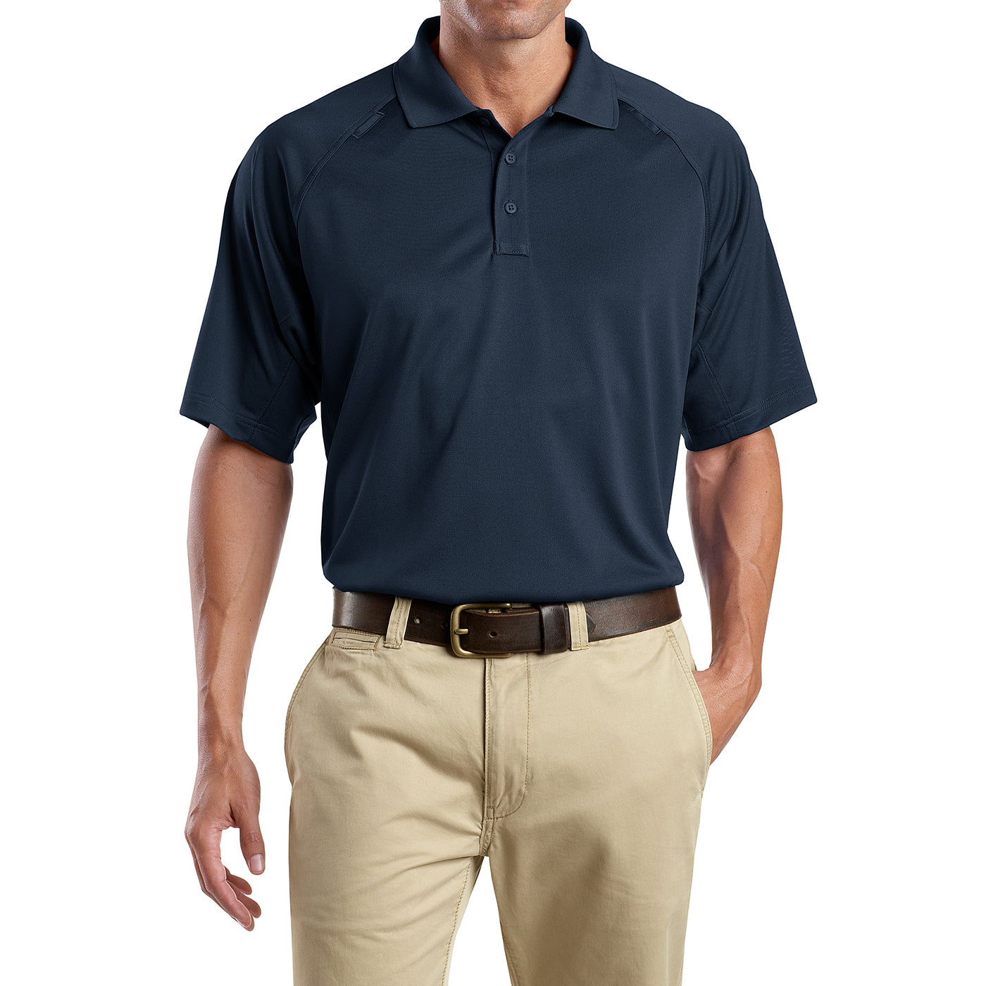 Men's Snag-Proof Tactical Polo Shirt - Dark Navy - Front