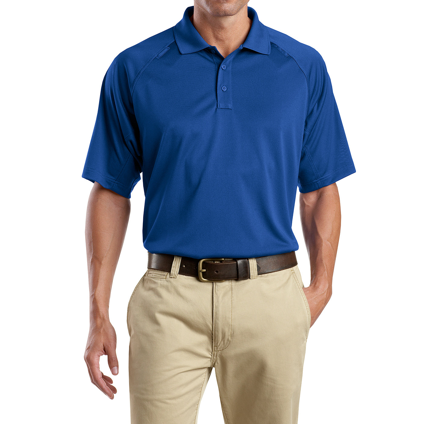 Men's Snag-Proof Tactical Polo Shirt - Royal - Front