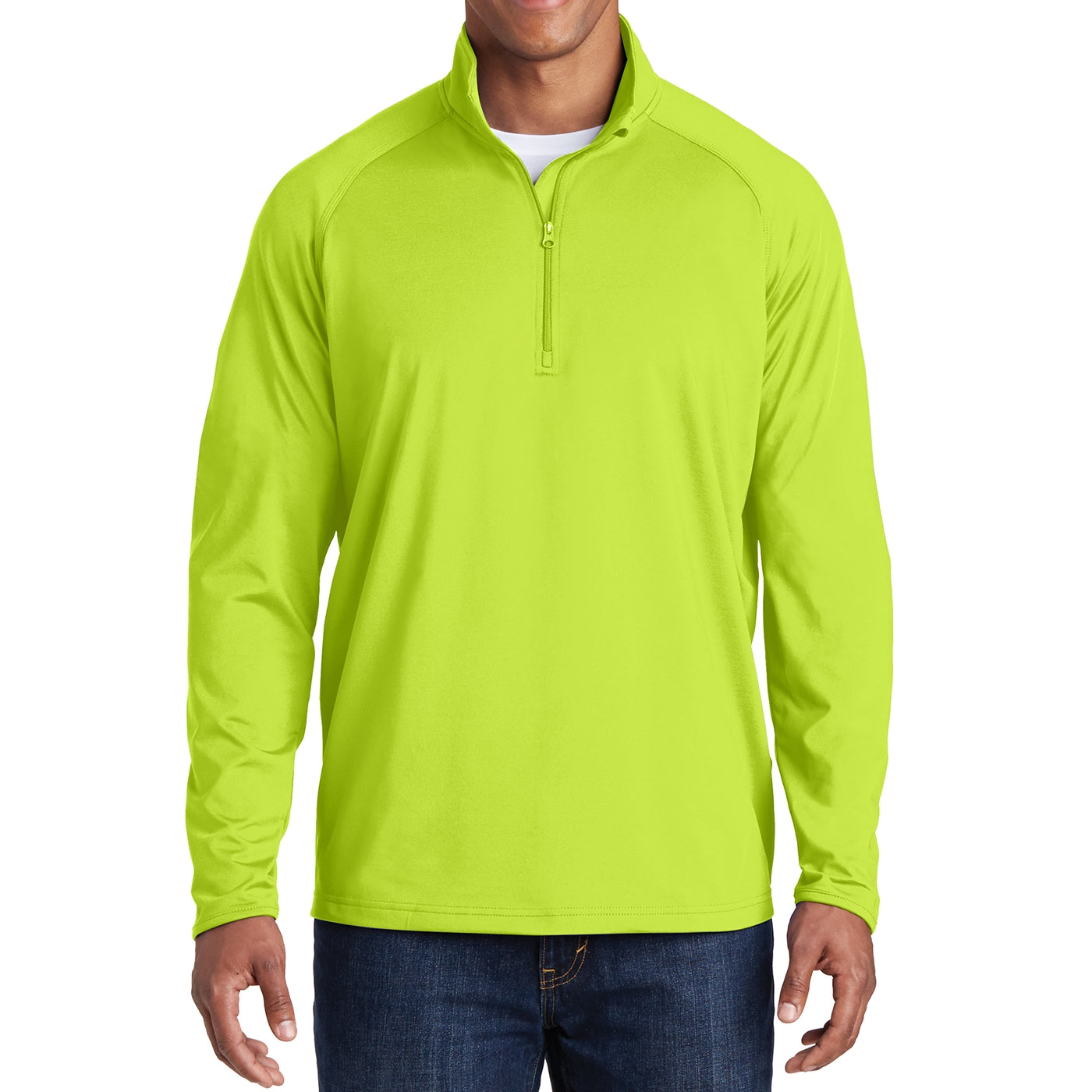 Men's Stretch 1/2 Zip Pullover - Charge Green