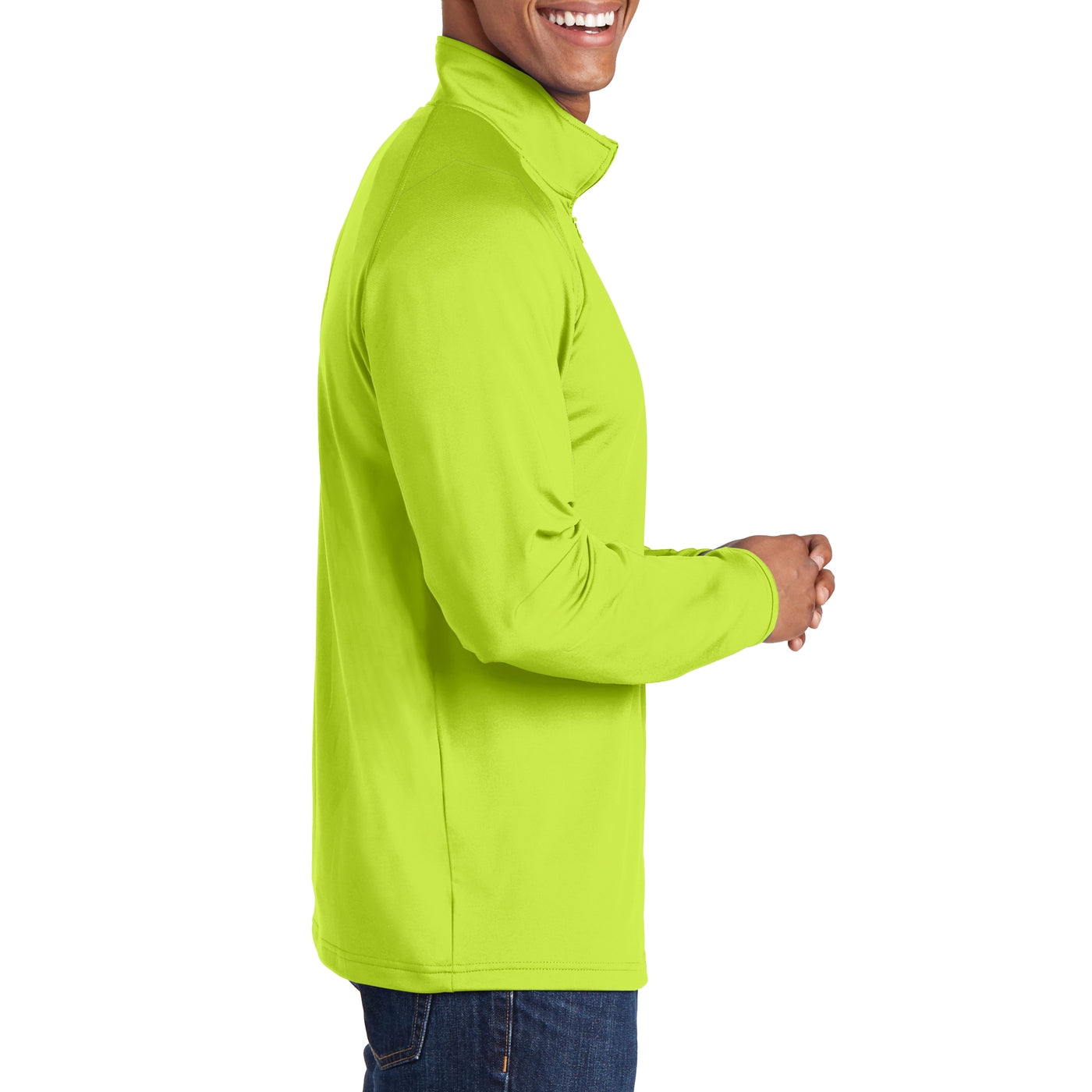 Men's Stretch 1/2 Zip Pullover - Charge Green