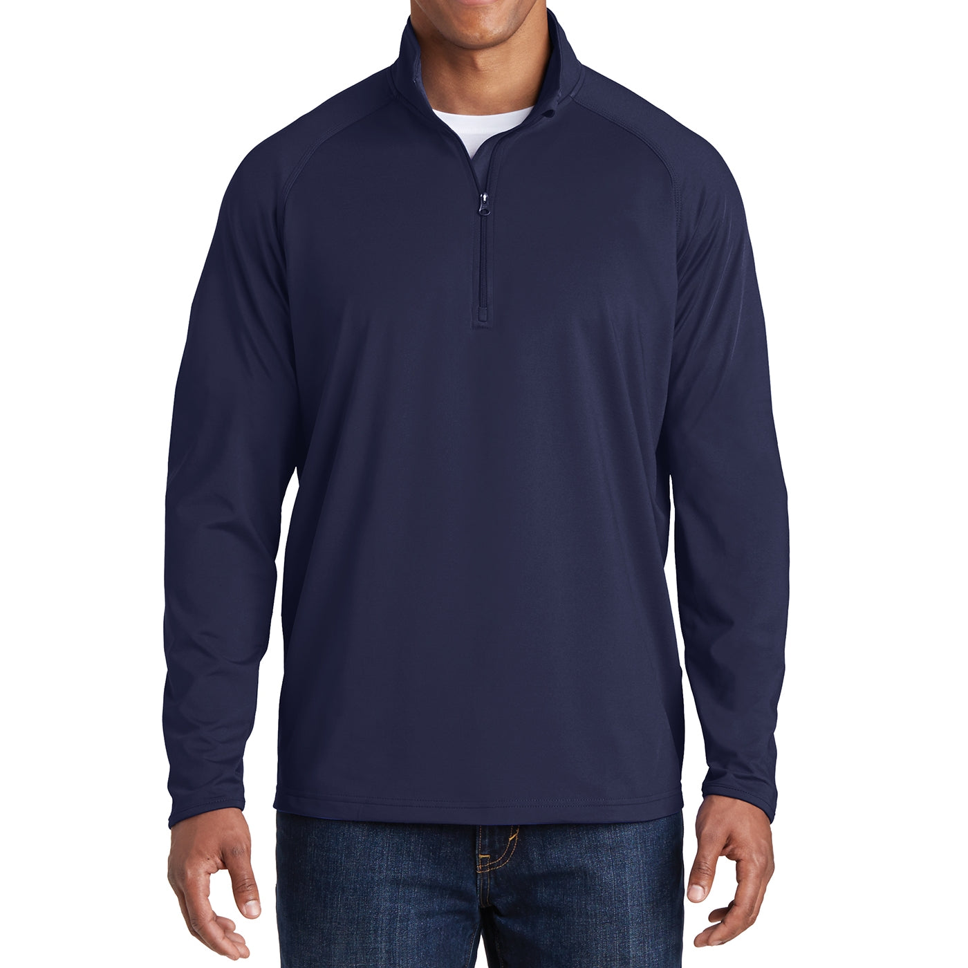 Men's Stretch 1/2 Zip Pullover - True Navy