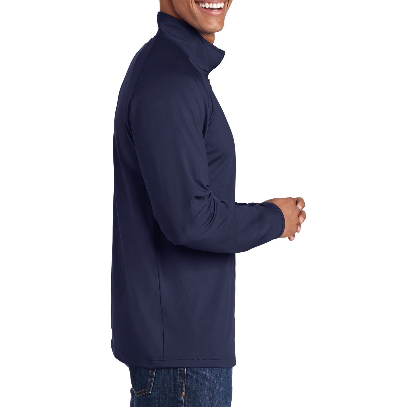 Men's Stretch 1/2 Zip Pullover - True Navy