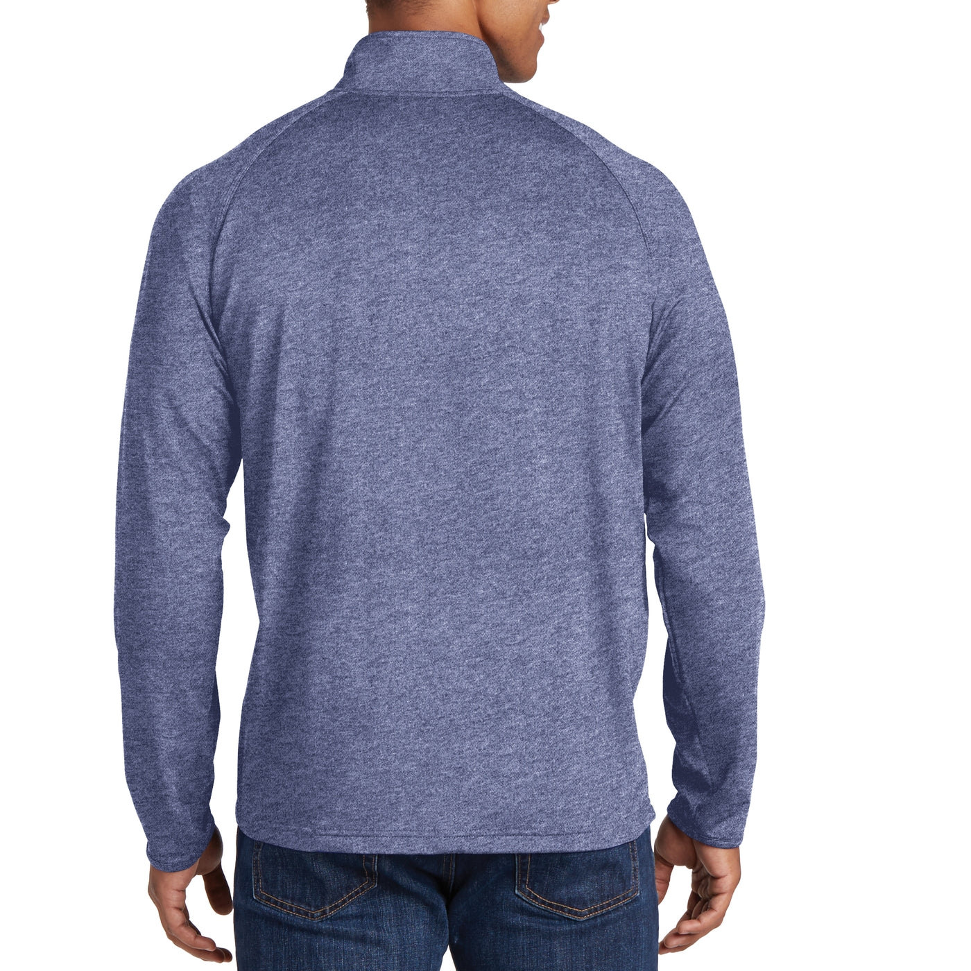Men's Stretch 1/2 Zip Pullover - True Navy Heather